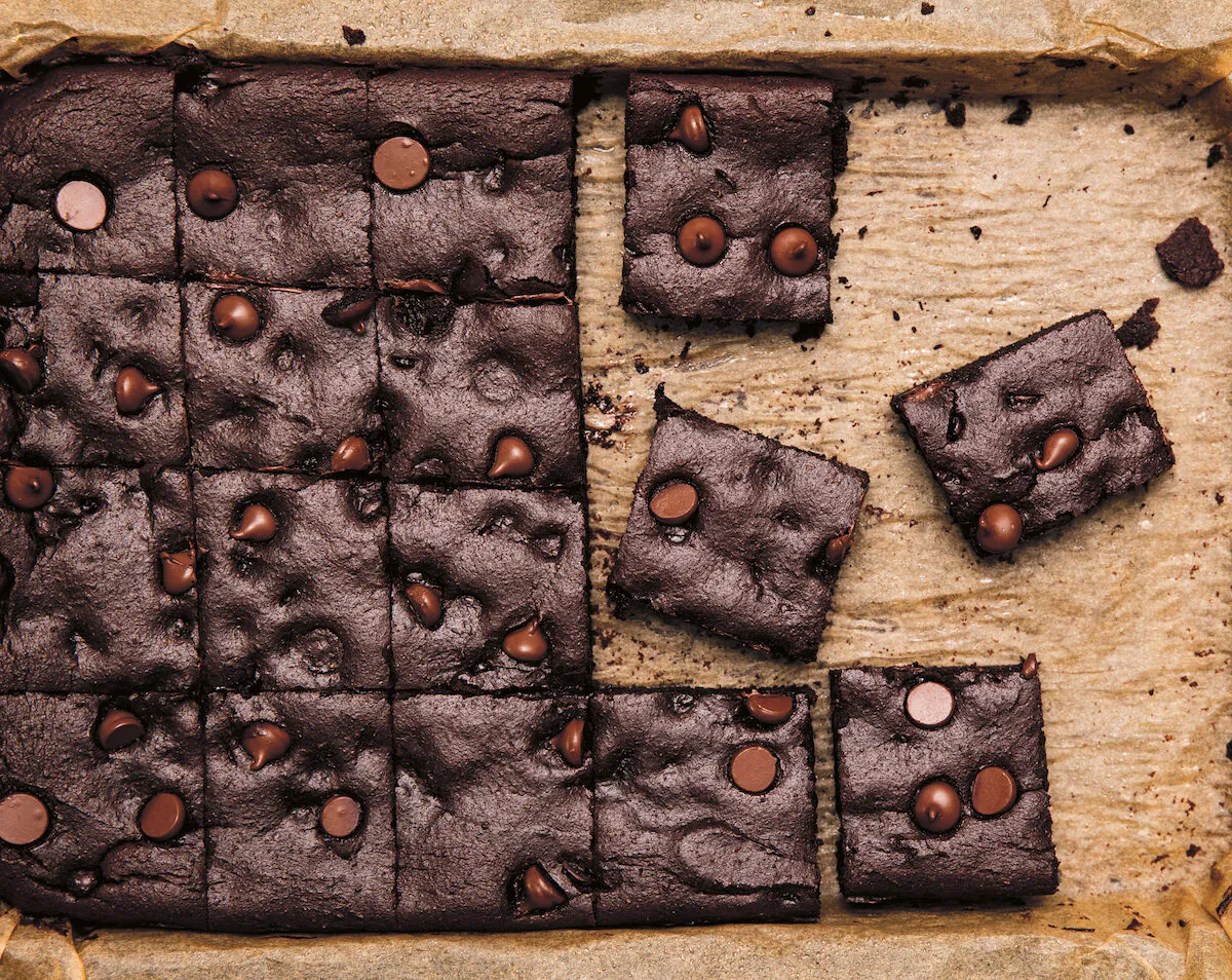 Double chocolate brownies. (Erin Scott)
