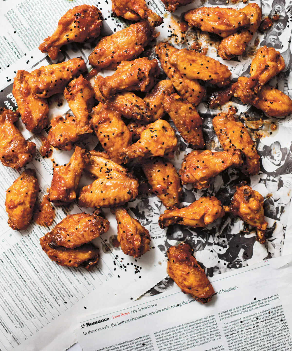 Oven Baked Korean Chicken Wings. (Erin Scott)