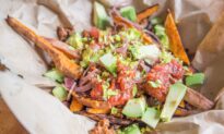 Sweet Potato Fries, Fully Loaded