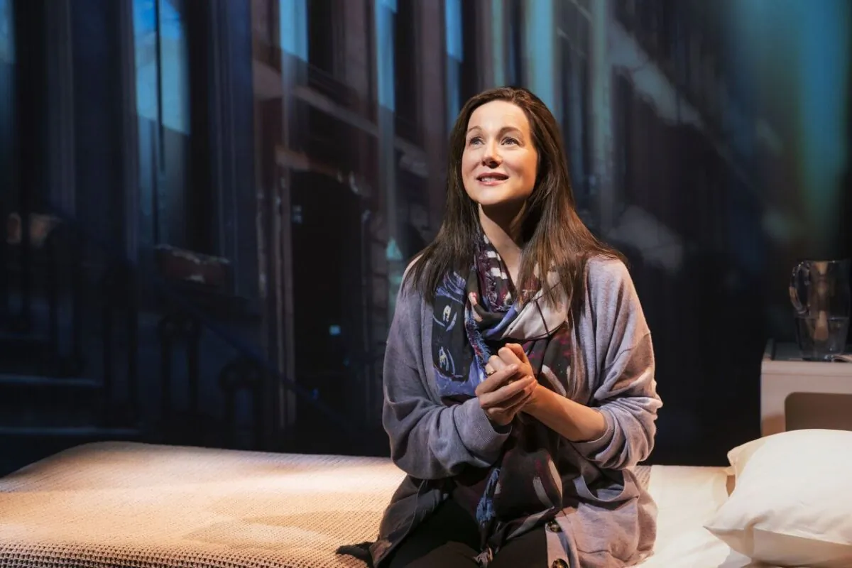 Laura Linney in the one-person stage adaptation of Elizabeth Strout’s novel, "My Name is Lucy Barton." (Matthew Murphy)