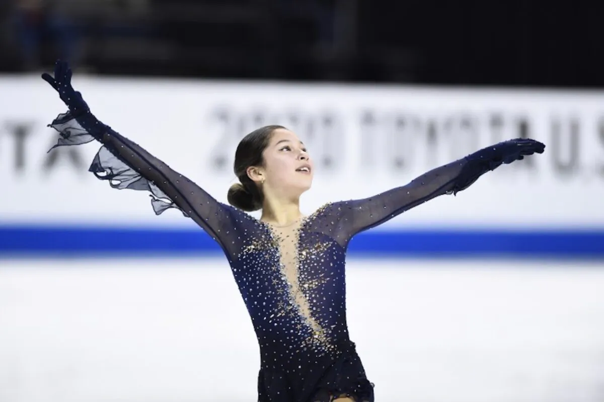 Alysa Liu performs during the Senior Ladies Free Skate at Greensboro Coliseum Complex in North Carolina on Jan 24, 2020. (Photo by Bob Donnan-USA TODAY Sports)