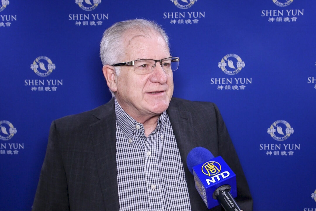 Jerry Jamison, owner of Jamison Advertising Group in San Diego, attended Shen Yun Performing Arts at the San Diego Civic Theater, Jan. 24, 2020. (NTD Television)