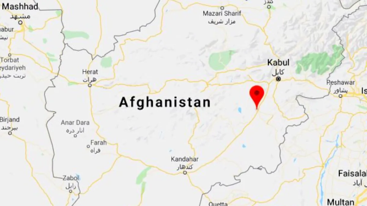 A Boeing plane has crashed in the Sado Khel area of Deh Yak district of Ghazni province in Afghanistan on Jan. 27, 2020. (Screenshot/Google Maps)