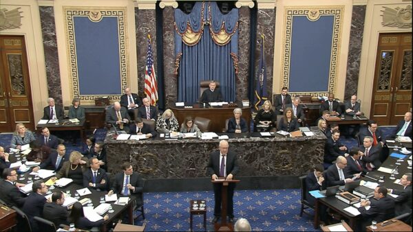 Ken Starr speaks in impeachment trial