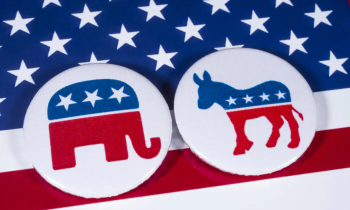 Research have consistently found overwhelming support for the Democratic Party over the Republican Party among college and university faculty. (Chris Dorney/Shutterstock)
