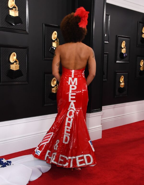 Singer Joy Villa arrives for the 62nd Annual Grammy Awards