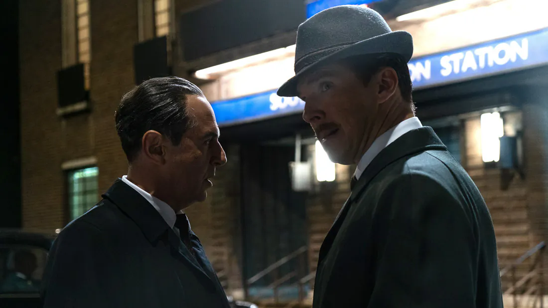 Spies: Soviet Col. Penkovsky (Merab Ninidze) and British businessman Greville Wynne (Benedict Cumberbatch) in “Ironbark.” (Courtesy of the Sundance Film Festival)