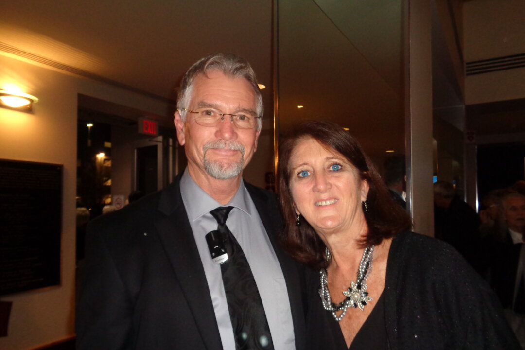 Tom and Holly Nelson attended Shen Yun Performing Arts at the Curtis M. Phillips Center for the Performing Arts in Gainsville, Florirda on  Jan. 28, 2020. Tom, a pastor, and Holly, a nurse, were surprised and delighted by their experience at Shen Yun. (Yawen Hung/The Epoch Times)