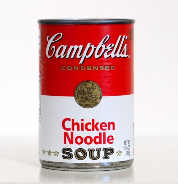 Campbell condensed Chicken Noodle soup