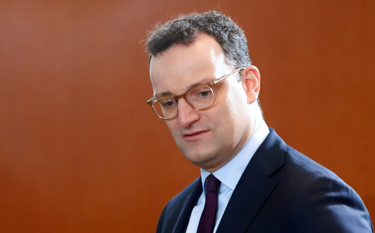 German Minister of Health Jens Spahn arrive at the weekly cabinet meeting at the Chancellery in Berlin, Germany January 29, 2020. REUTERS/Michele Tantussi
