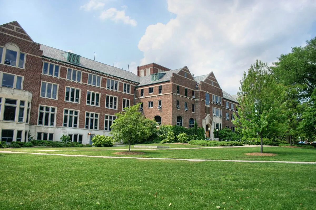 The MSU Union Building on the Michigan State University campus in East Lansing, Michigan on May 28, 2006. (Jeffness/CC BY-SA 2.5)
