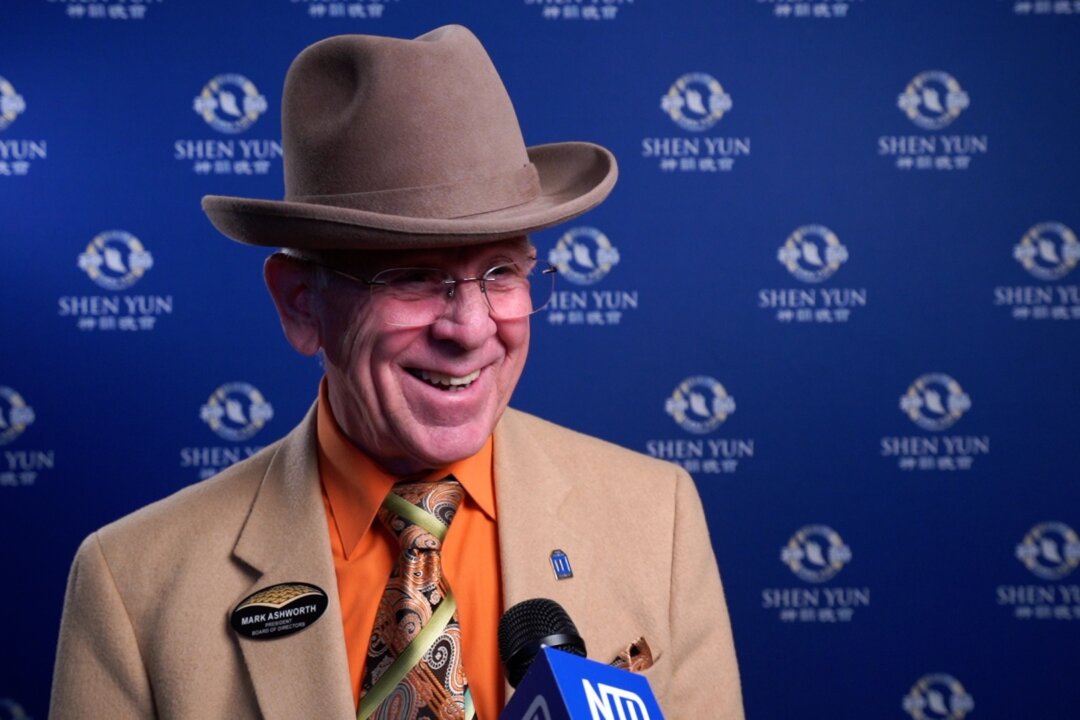 Mark Ashworth, President of the Board of the Pioneer Center for the Performing Arts attended Shen Yun Performing Arts at that very venue in Reno, Nevada, on Feb. 29, 2020. (NTD Television)