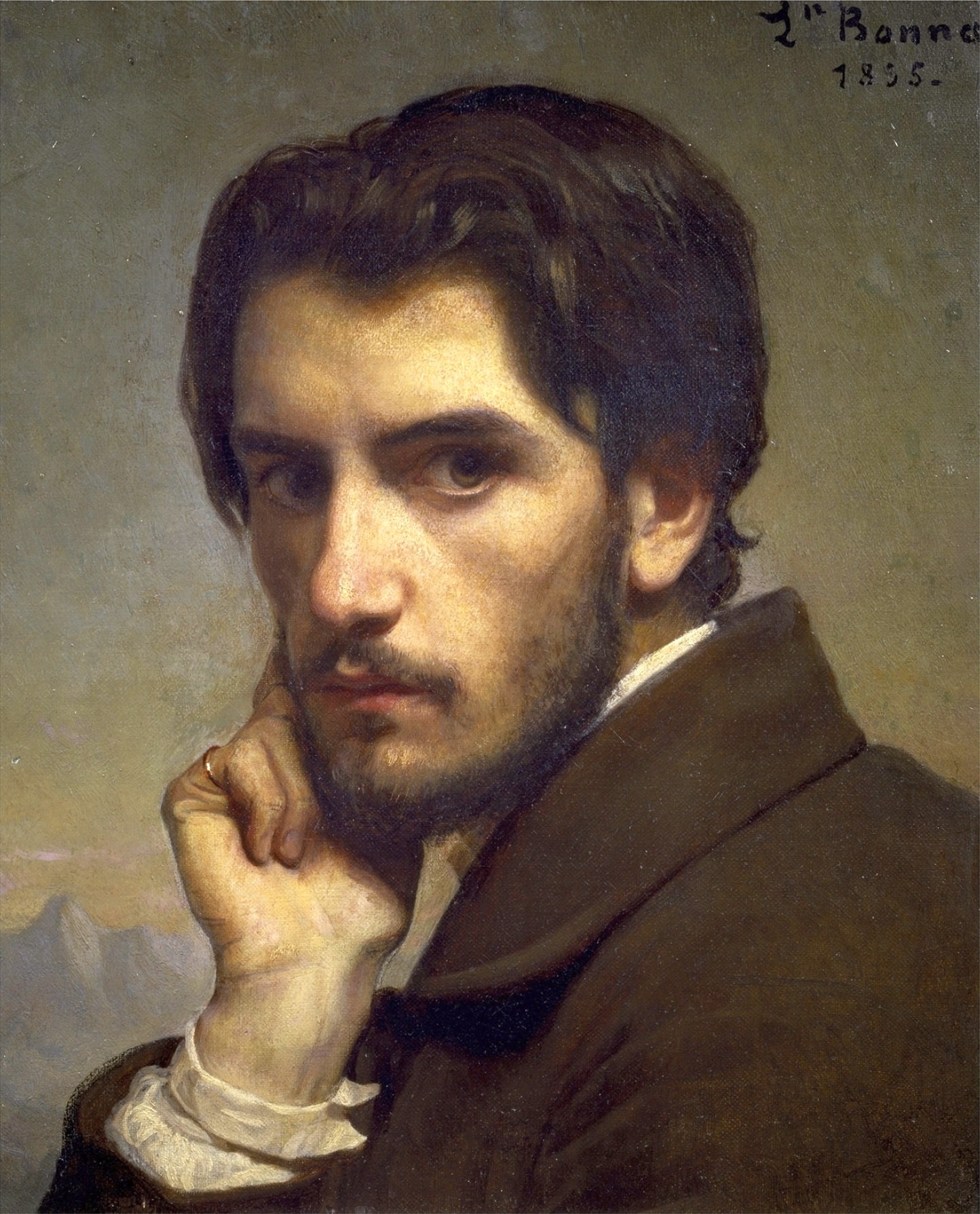 self portrait of Léon Bonnat