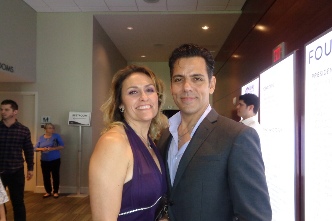 Jessica and Jose Saavedra-Revuelta, a married couple who work in the medical device industry, attended Shen Yun Performing Arts at he Long Center for the Performing Arts in Austin, Texas on Feb. 2, 2020. (Yawen Hung/The Epoch Times)