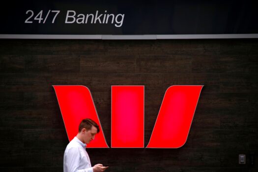 A logo for Australia's Westpac Banking Corp