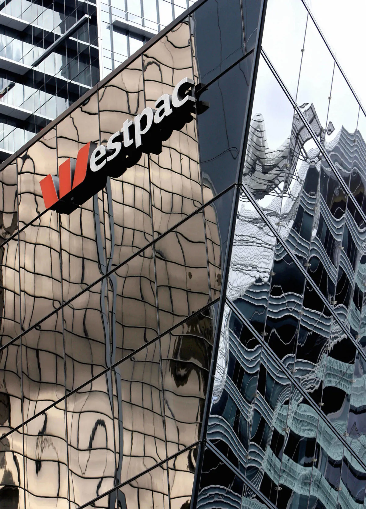 Westpac Bank signage is displayed on a building in this photo taken in Sydney, Australia, on 13 July 2006. (Greg Wood/AFP via Getty Images)