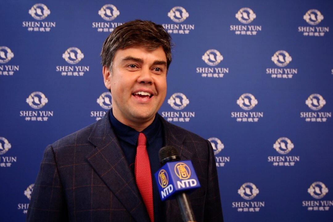 Fabio Pirola enjoyed Shen Yun at the Rai Theater in Amsterdam, on Feb. 2, 2020. (NTD Television)