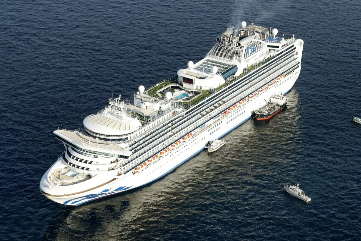 A Princess Cruises ship is seen in a file photo. (Hiroko Harima/Kyodo News via AP)