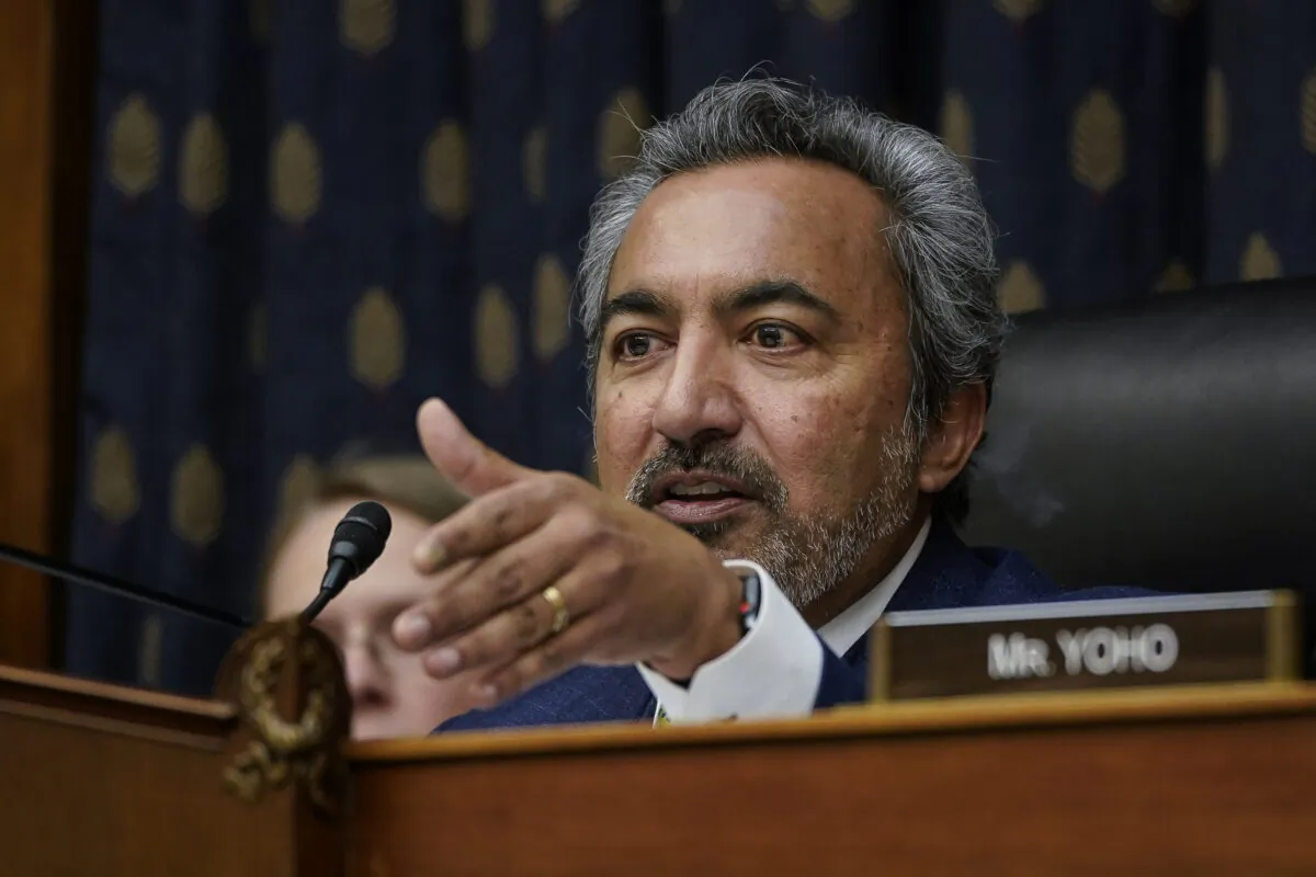 Rep. Ami Bera (D-Calif.) chairs a House Committee on Foreign Affairs Asia and Pacific subcommittee hearing concerning the coronavirus outbreak, in the Rayburn House Office Building on Capitol Hill on Feb. 5, 2020 in Washington. (Drew Angerer/Getty Images)