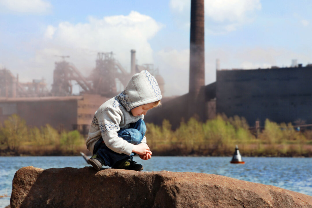 Air pollution has a long-term effect on the neurological development of children, one study found. (Soloviova Liudmyla/Shutterstock)