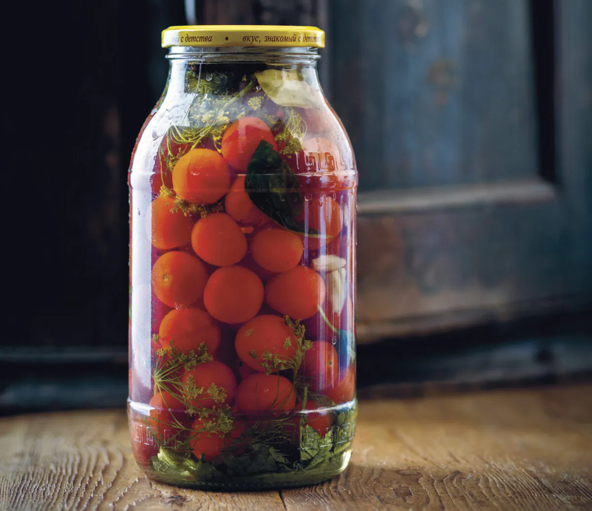 Sour, piquant, ever-so-slightly-sweet brined tomatoes. (Stefan Wettainen)