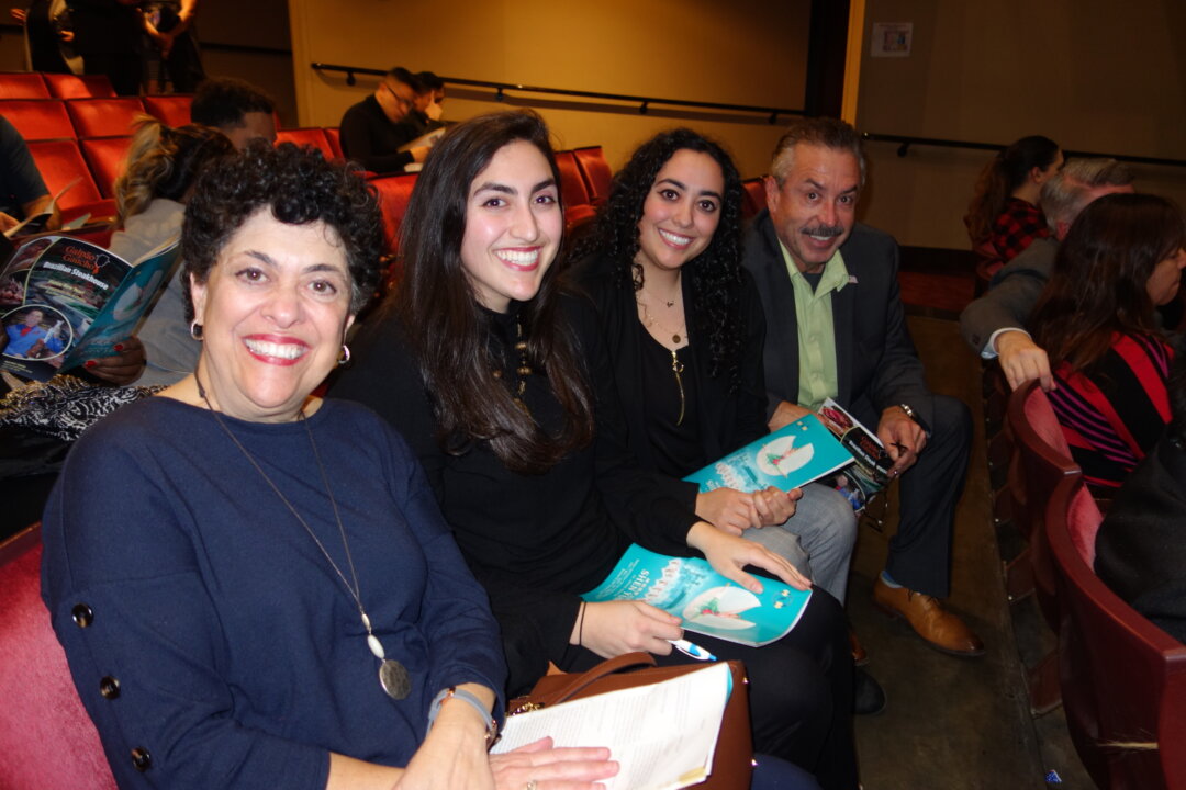 The Rubio family enjoyed Shen Yun Performing Arts at Fresno, California's, William Saroyan Theatre, on Feb. 7, 2020. (Lily Yu/The Epoch Times)