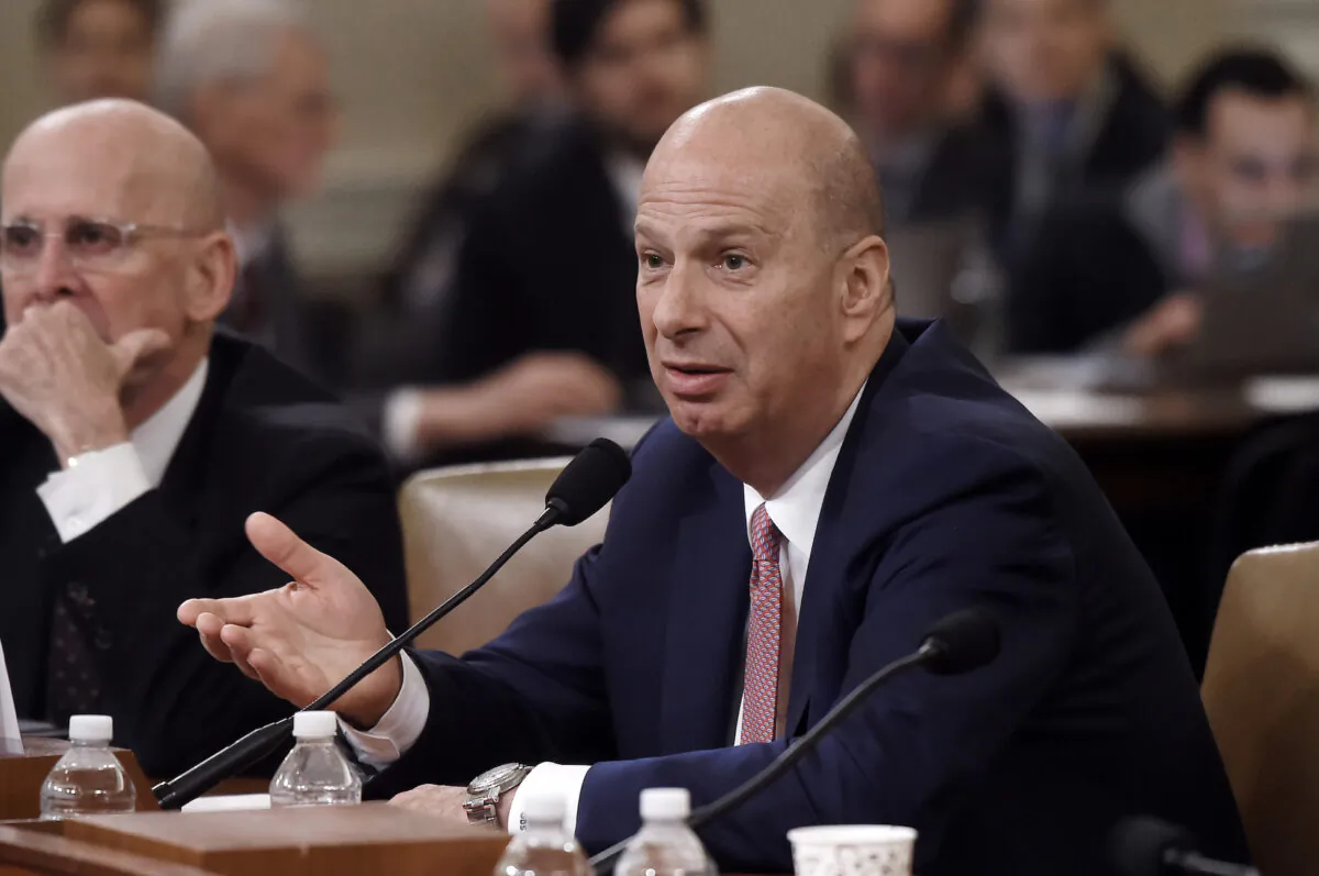 US Ambassador to the European Union Gordon Sondland testifies during the House Intelligence Committee hearing as part of the impeachment inquiry into US President Donald Trump on Capitol Hill in Washington, DC on Nov. 20, 2019. (Olivier Douliery/AFP via Getty Images)