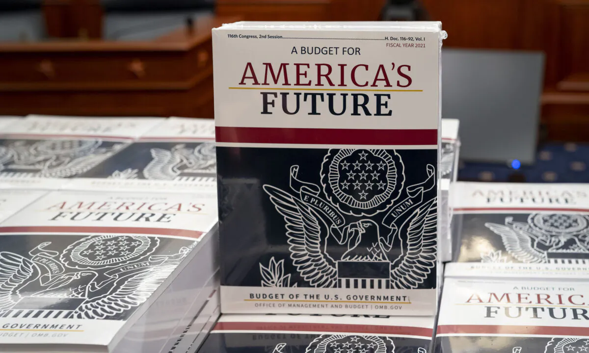 President Donald Trump's budget request for fiscal year 2021 arrives at the House Budget Committee on Capitol Hill in Washington on Feb. 10, 2020.  J. Scott Applewhite/AP Photo