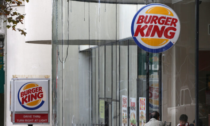 A Burger King restaurant in San Francisco, California, in this file photo. (Justin Sullivan/Getty Images)