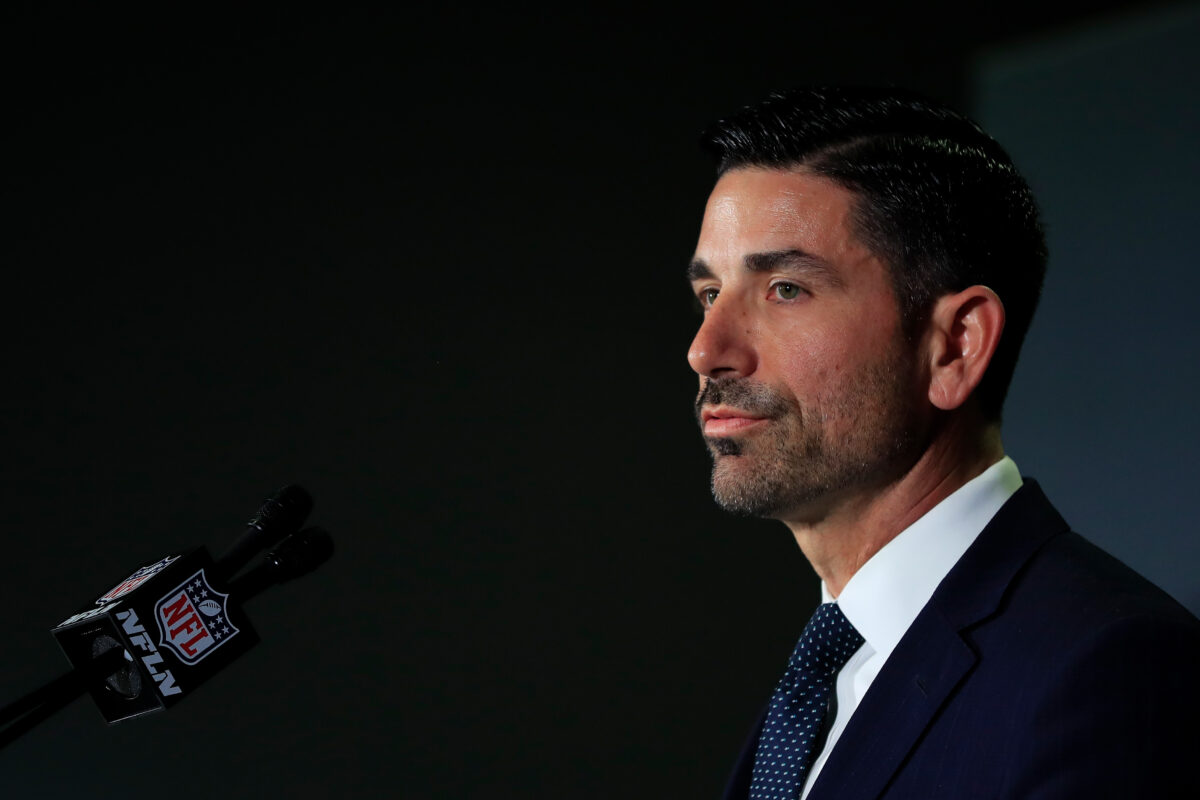 Chad Wolf, acting Secretary of Homeland Security, speaks to the media during a press conference prior to Super Bowl LIV at the Hilton Miami Downtown in Miami, Florida, on Jan. 29, 2020. (Cliff Hawkins/Getty Images)