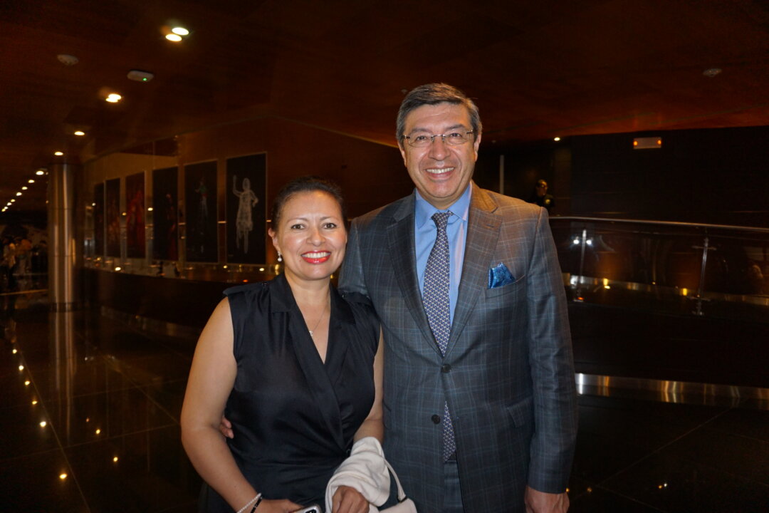 Jorge Hernando Pedraza enjoyed Shen Yun at the Gran Teatro Nacional in Lima, Peru, on Feb. 8, 2020. (Sally Sun/The Epoch Times)
