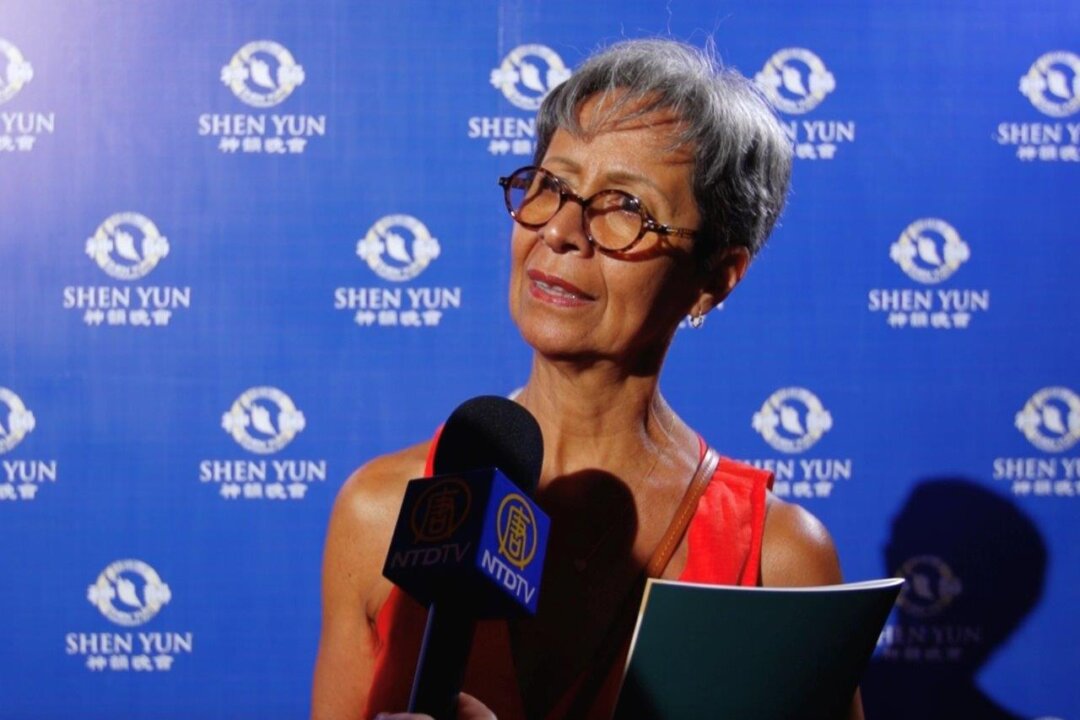 Martha Herencia enjoyed Shen Yun at the Gran Teatro Nacional in Lima, Peru, on Feb. 8, 2020. (NTD Television)
