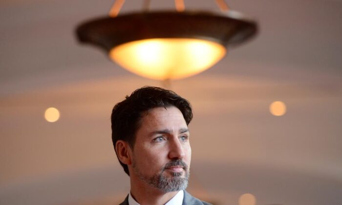Prime Minister Justin Trudeau arrives to attend an African Union high level breakfast meeting on gender equality and women's empowerment in Africa in Addis Ababa, Ethiopia on  Feb. 8, 2020. (The Canadian Press/Sean Kilpatrick)