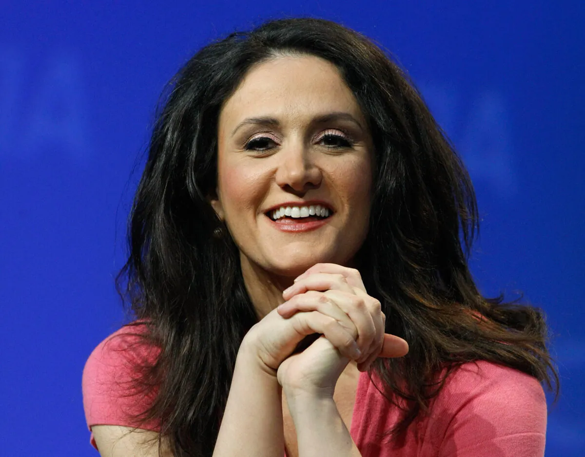 CNBC anchor and reporter Michelle Caruso-Cabrera moderates a roundtable in Las Vegas, Nevada, in a 2010 file photograph. (Ethan Miller/Getty Images)