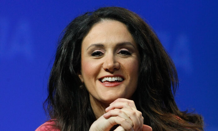 CNBC anchor and reporter Michelle Caruso-Cabrera moderates a roundtable in Las Vegas, Nevada, in a 2010 file photograph. (Ethan Miller/Getty Images)