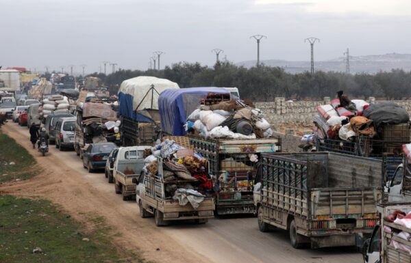 Internally displaced Syrians, near Idlib, Syria