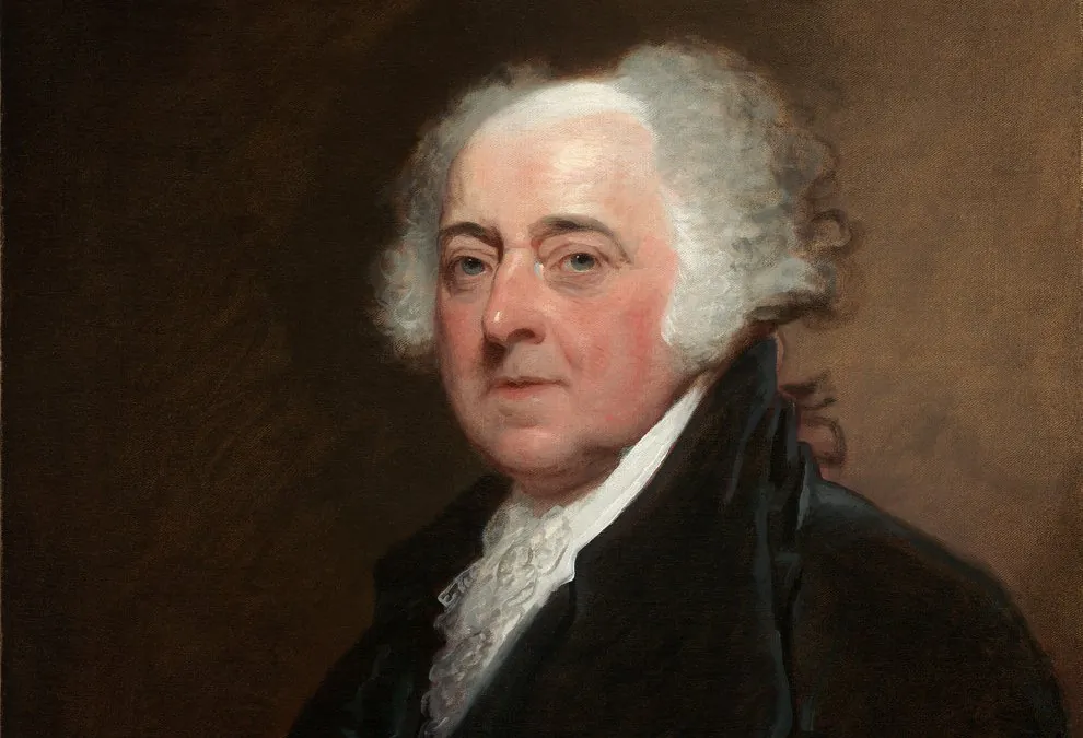 Portrait of John Adams by Gilbert Stuart, 1810–1815. (Public domain)