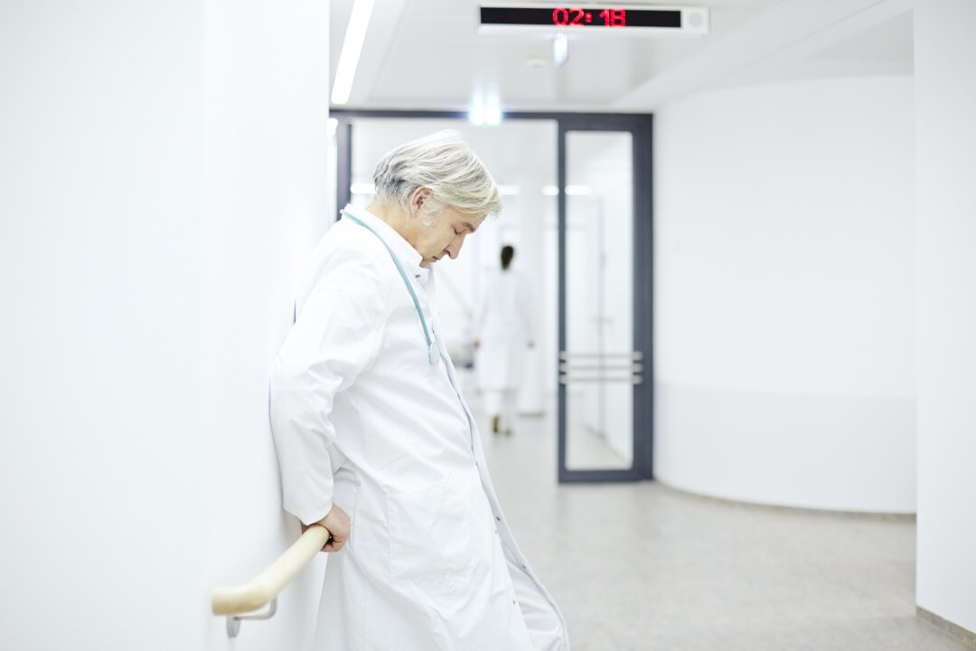Treating a patient in a few minutes is impossible, but that is what doctors are being asked to do and it is leaving them feeling broken.(upixa/Shutterstock)