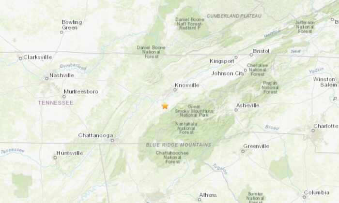 5 Small Earthquakes Hit Tennessee-North Carolina Border in Several ...