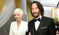 Keanu Reeves and Mom Patricia Taylor, Sparkling in White, Walk Red Carpet at 2020 Oscars