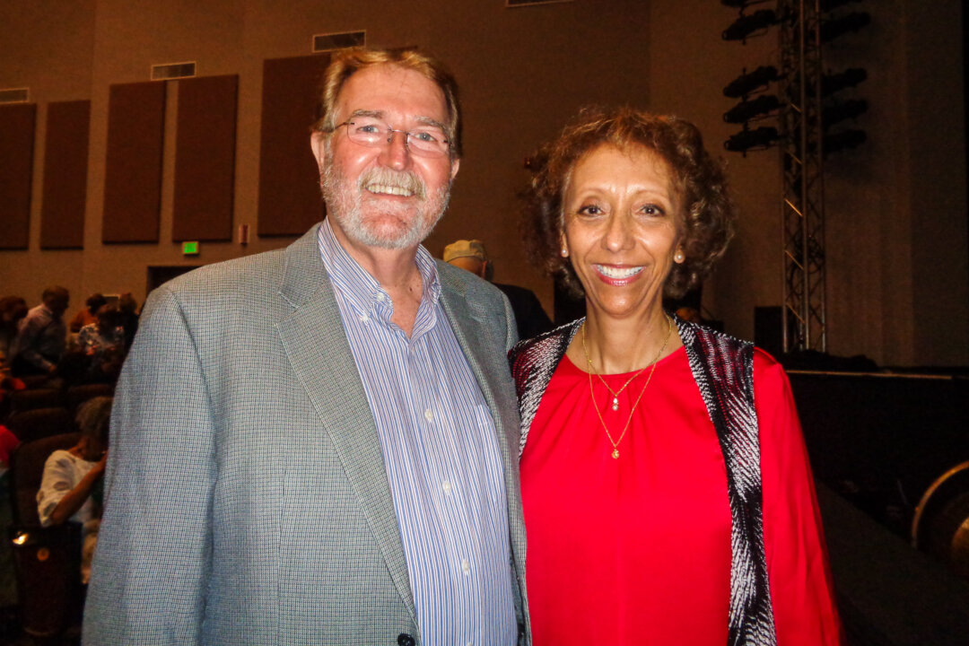 Ed and Vivien Carroll attended Shen Yun Performing Arts in Lakeland, Florida at the Youkey Theatre, RP Funding Center, Feb. 12, 2020. (Yawen Hung/The Epoch Times)