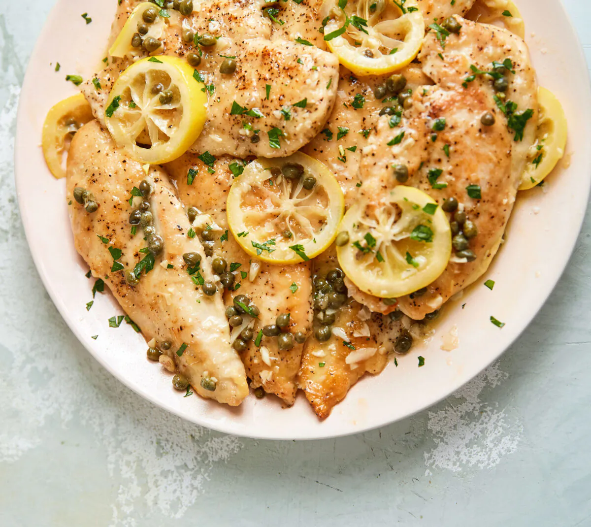 Skillet chicken piccata. (Kristen Kilpatrick)