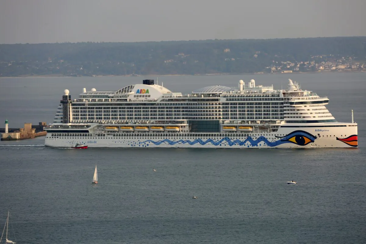 An AIDA Cruise ship in a stock photo. (Ludovic Marin/AFP via Getty Images)