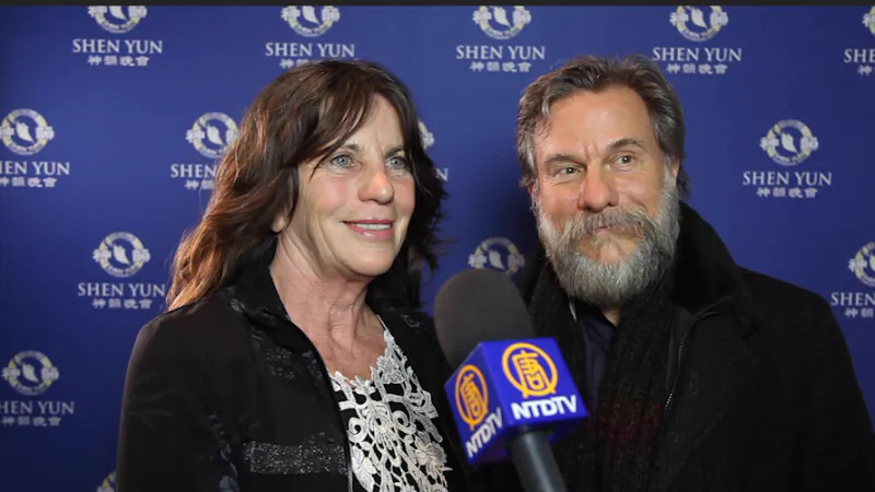 Dr. Andreas and Dr. Claudia Frohn attended Shen Yun Performing Arts at the Musical Dome Cologne, Germany, on Feb. 13, 2020. (NTDTV)