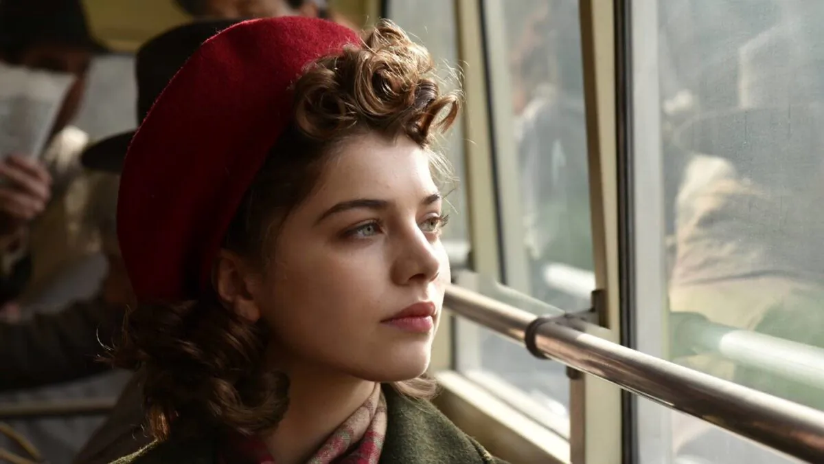 Klara (Abigel Szoke) as a girl who lost her family in World War II and survives in Soviet Hungary. (Menemsha Films)