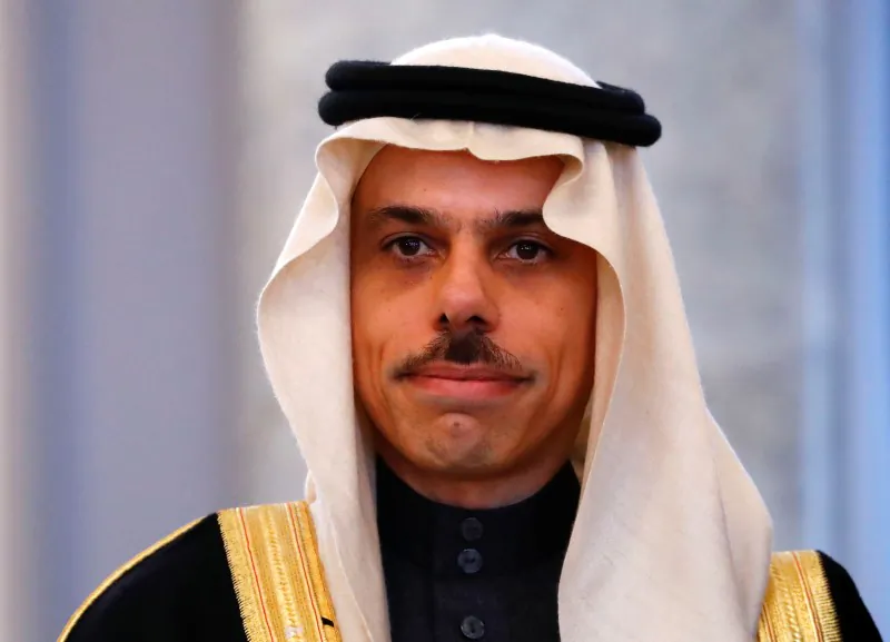 Prince Faisal bin Farhan Al Saud poses for the media at Bellevue Palace in Berlin, Germany, on March 27, 2019. (Fabrizio Bensch)