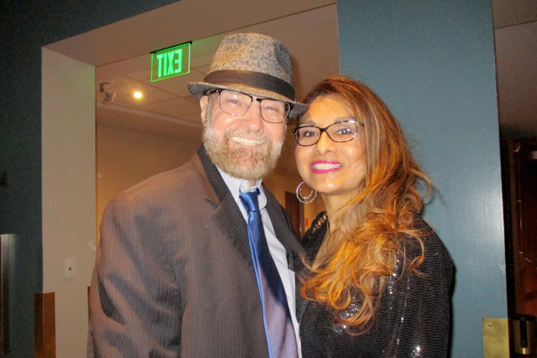 Phil Ethridge, professor of criminal justice at the University of Texas, and his wife, attended Shen Yun Performing Arts at the McAllen Performing Arts Center in McAllen, Texas, on Feb. 15, 2020 (Sherry Dong/The Epoch Times)