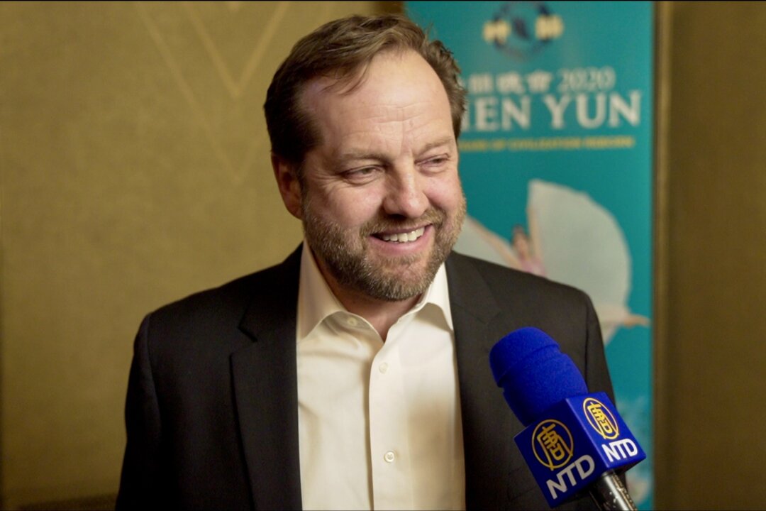 Brian Horton enjoyed Shen Yun at the Flynn Center for the Performing Arts in Burlington, Vermont, on Feb. 15, 2020. (NTD Television)