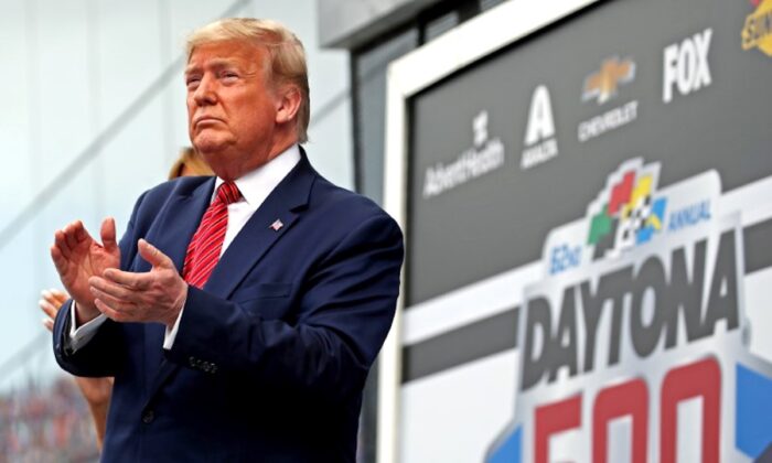 Trump Attends Daytona 500, Highlights NASCAR's Role in 'America's Golden Age'