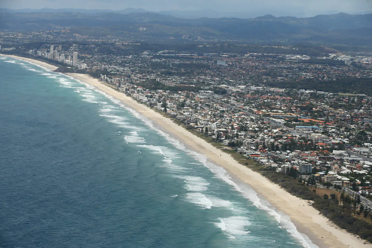 Aerial view of the Gold Coast coastline in Australia on Oct. 22, 2014. (Chris Hyde/Getty Images)